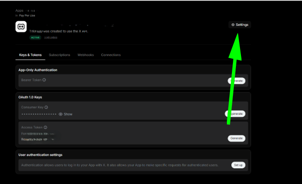 Placeholder for step 6: Click Settings